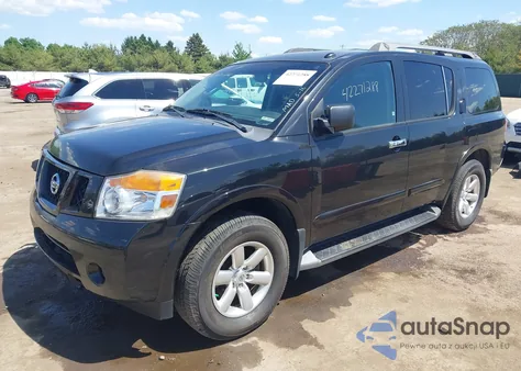 2015 Nissan Armada Sv z USA, uszkodzony, nr VIN 5N1BA0NC8FN622975